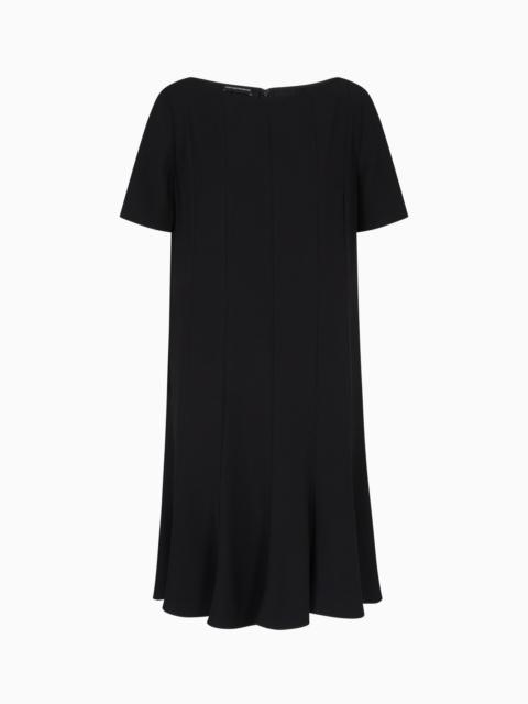 TECHNICAL CADY DRESS WITH PLEATS