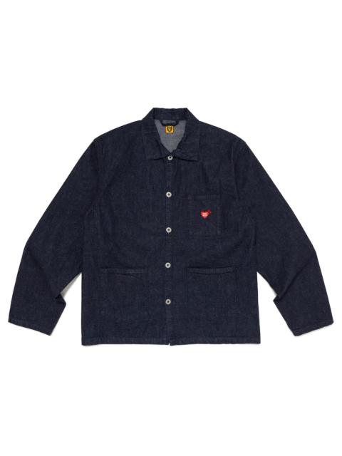 Human Made x KAWS Made Denim Coverall Jacket Indigo