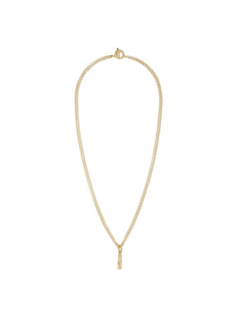 The Puffy Initial necklace