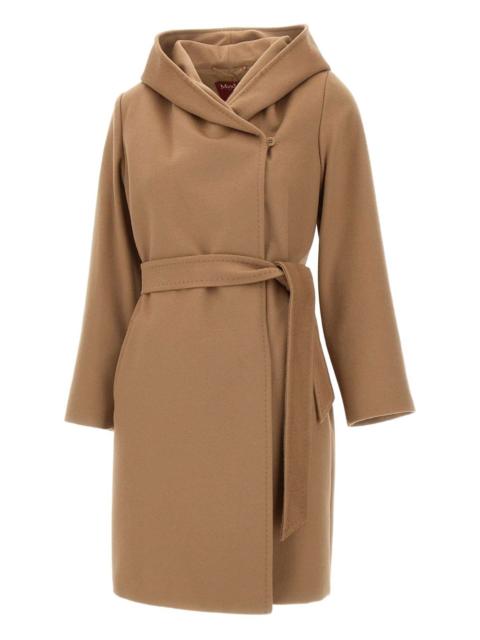 belted wool double-breasted coat