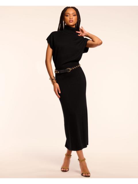 Natalie Merino Turtleneck Midi Dress