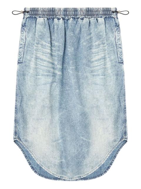 DE-Ashley-S elastic-waistband curved-hem midi skirt