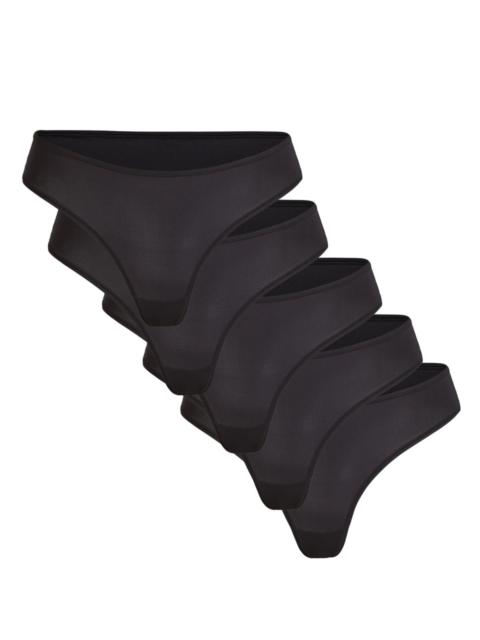 Skims Stretch-jersey Thongs