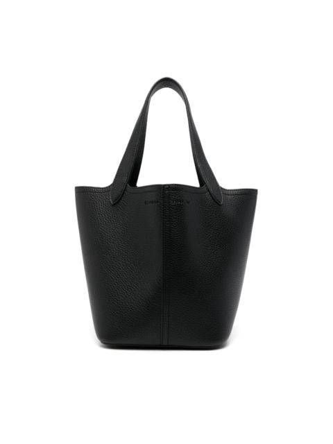 small logo-charm tote bag