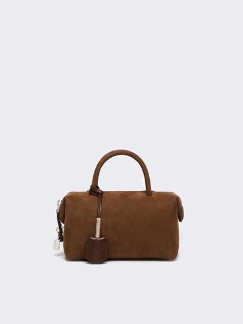HOLDALLSSUEDE Small nubuck leather bowler bag