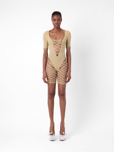 SHELLY PLAYSUIT CLAY