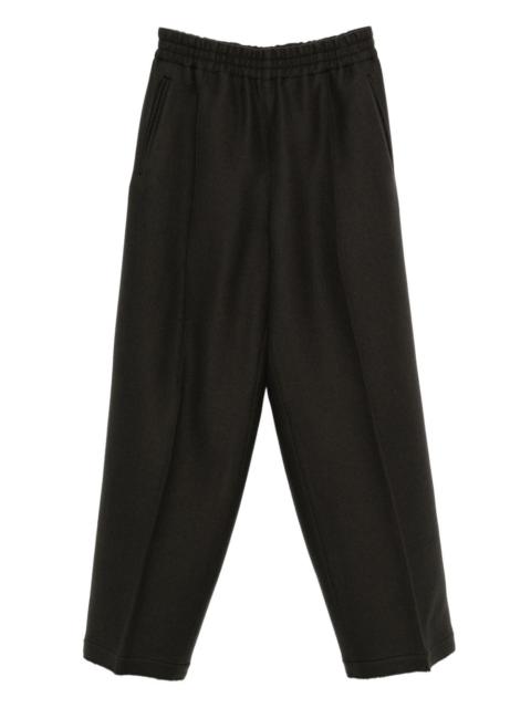 elasticated-waistband  trousers