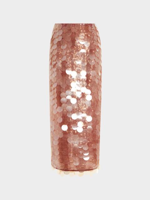 DIA MIDI SKIRT IN LARGE SEQUIN