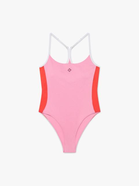 Pink Monogram Swimsuit | Casablanca Paris