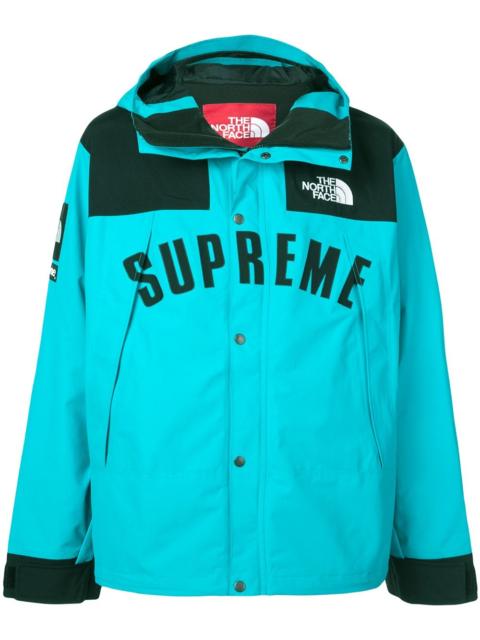 logo rain jacket