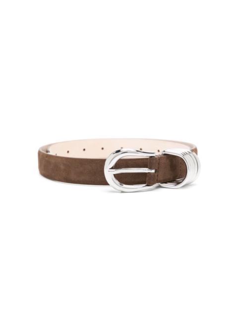 Hollyhock suede belt