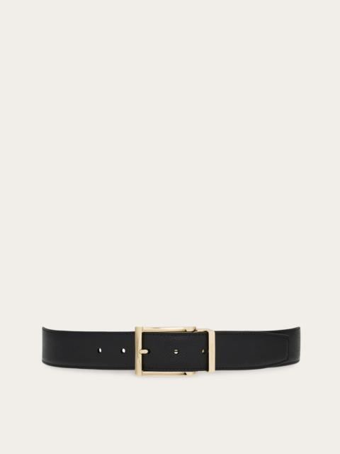 Reversible and adjustable Gancini belt