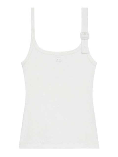 "90's" Tank Top With Buckle