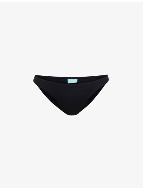 Barcelona high-leg mid-rise bikini bottoms