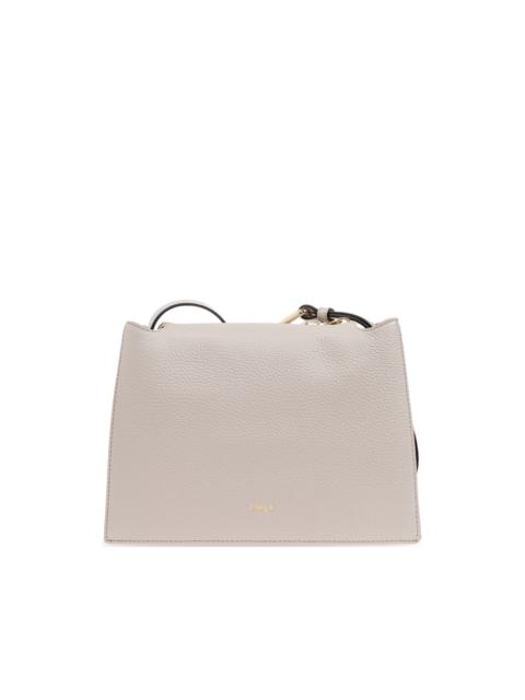 flap-detail shoulder bag