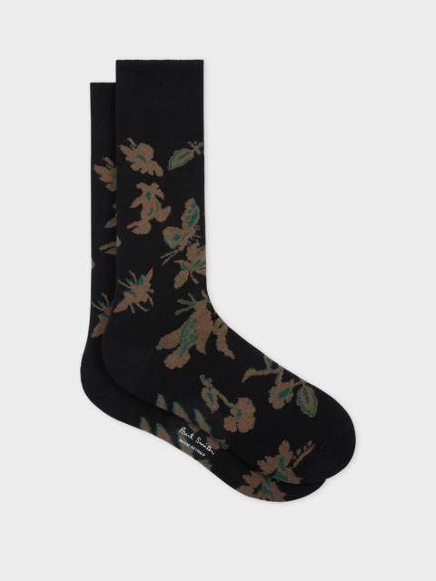 Black Cotton-Blend 'Bohemia' Socks