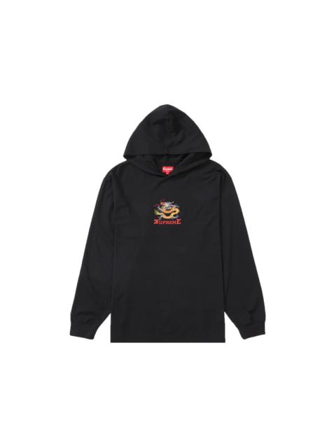 Supreme Dragon Hooded L/S Top Black