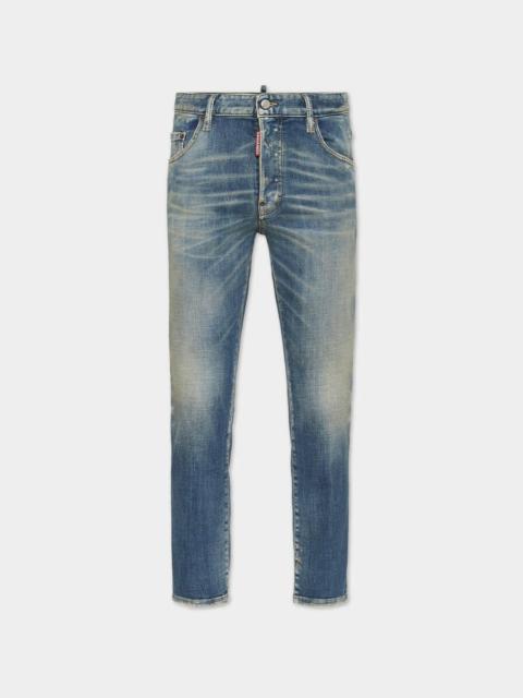MEDIUM SANDY WASH SKATER JEANS