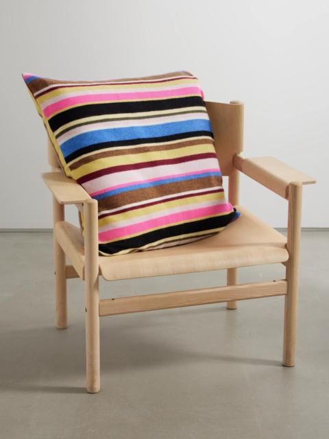 Striped Cashmere Pillow