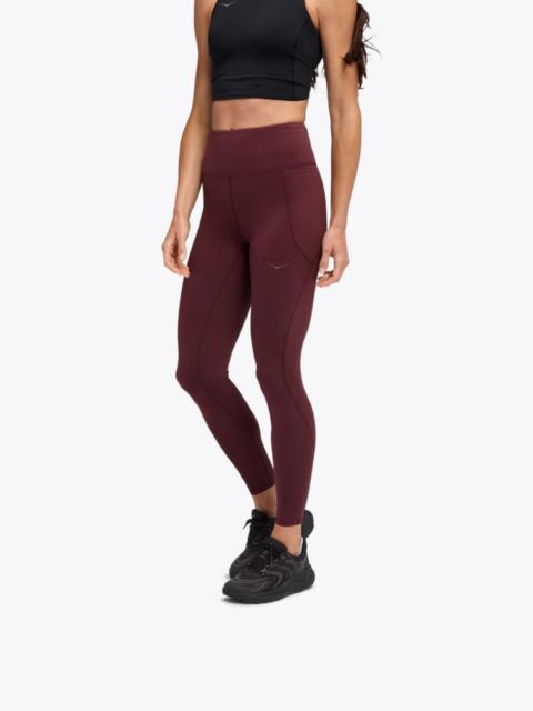 Women's Elaro Knit Tights 27" in Black Cherry