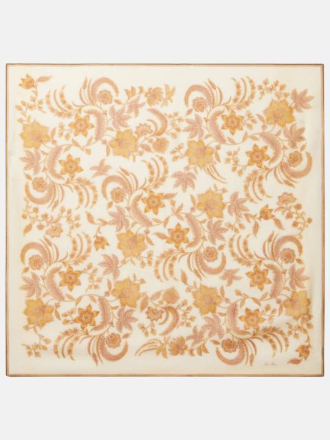 Cashmere and silk scarf