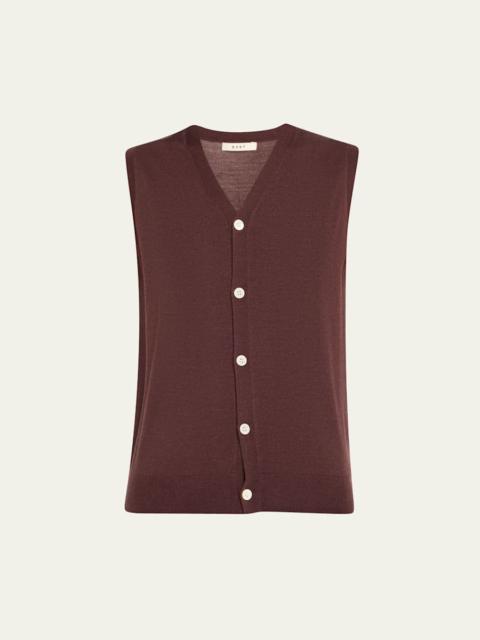 Wool-Cashmere Vest