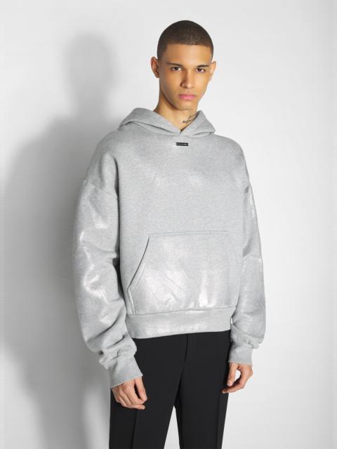 grey logo hoodie