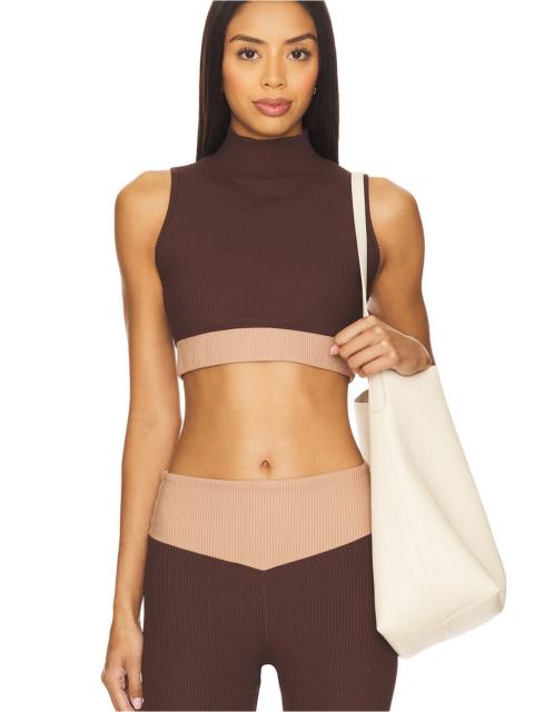 Ribbed Contrast Bodhi Sports Bra