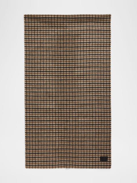 Double-Faced Wool & Cashmere Wrap