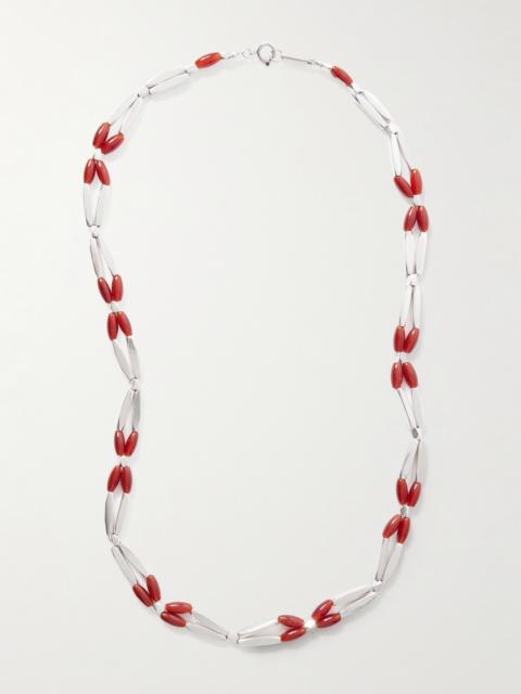 Sahale Silver-tone Beaded Necklace