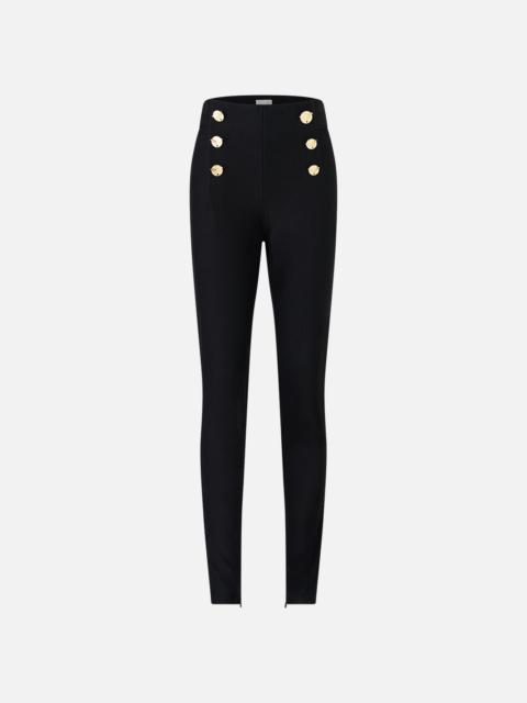 BUTTON EMBELLISHED PONTE PANT