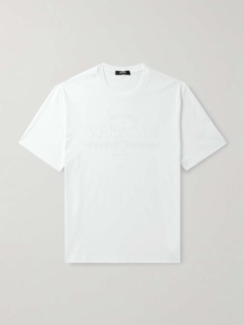 Logo-Embroidered Cotton-Jersey T-Shirt