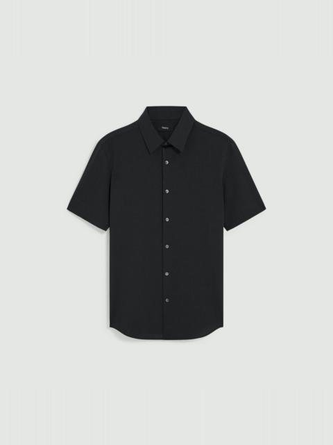 Irving Short-Sleeve Shirt in Structure Knit