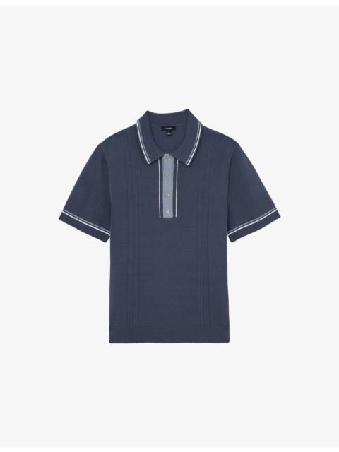 Rothwell Short-Sleeved Knitted Polo Shirt