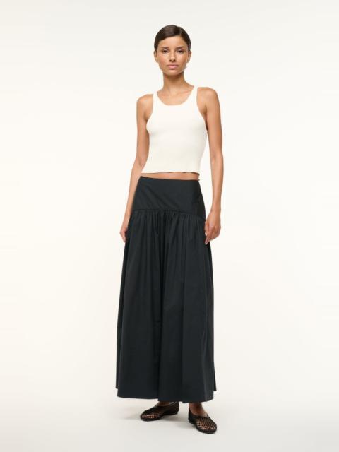 STAUD PROCIDA SKIRT BLACK 1