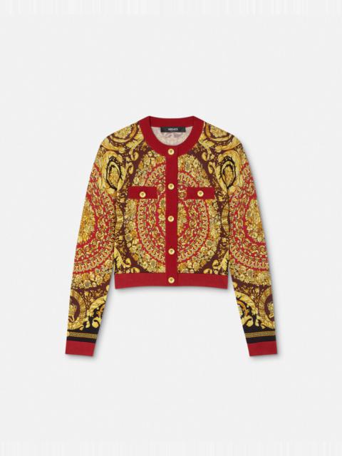 Barocco Silk Knit Cardigan