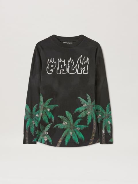 Palms&skull Over T-shirt