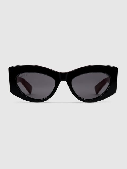 Cat-eye frame sunglasses