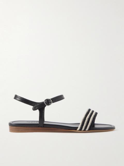 Alexi Crocheted And Leather Sandals