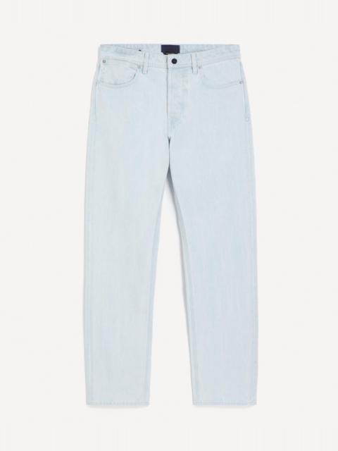 Denim-Rinsed Straight-Fit Jeans in Blue Extra Bleach
