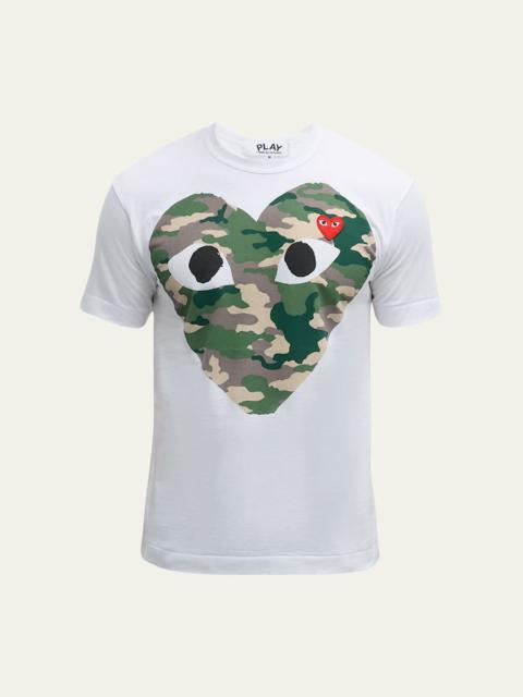 Men's Camo Heart Short-Sleeve T-Shirt