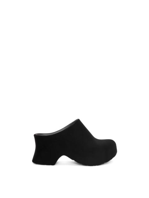Loewe Terra Foam clog in flocked rubber | REVERSIBLE
