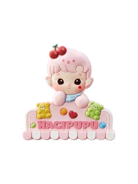 Pop Mart Hacipupu Rolling Time Machine Series Big Bear, Little Bear Fridge Magnet Silicone Clip