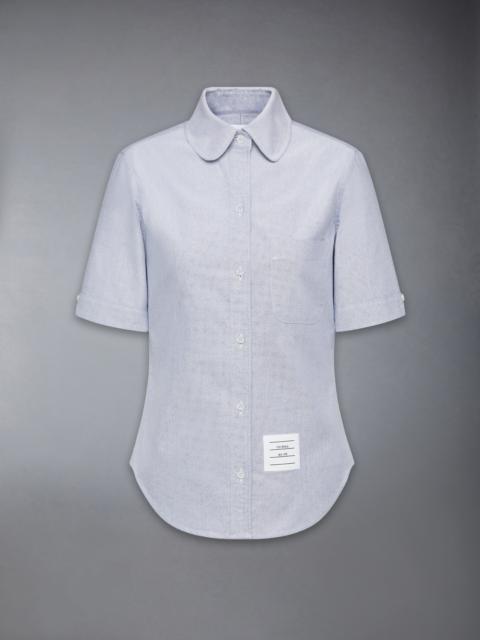 OXFORD ROUND COLLAR SHORT SLEEVE SHIRT