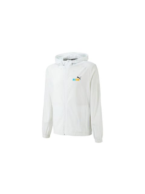 PUMA Full Sleeve Printed Hoodie 'White' 678013-02