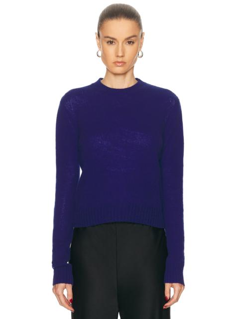 Cashmere Easy Long Sleeve Crewneck Sweater