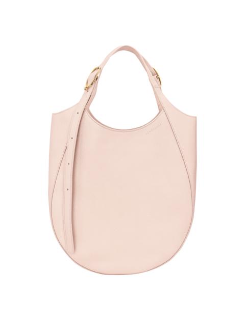 Le Foulonné XL Tote bag Cream - Leather