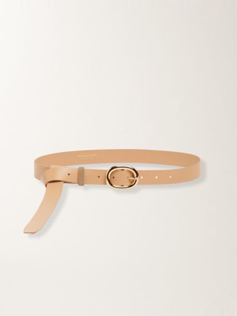 Nappa leather belt