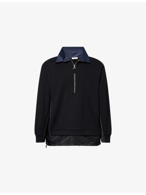 Porter Half-Zip Cotton Sweatshirt