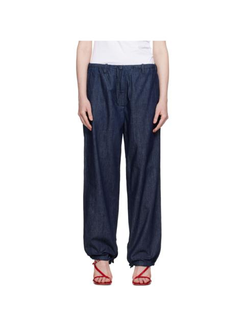 Navy Drawstring Jeans